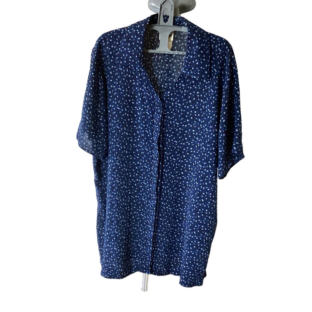 JR Bentley Plus Size XL 24" Pit to Pit LIghtweight Summer Blouse